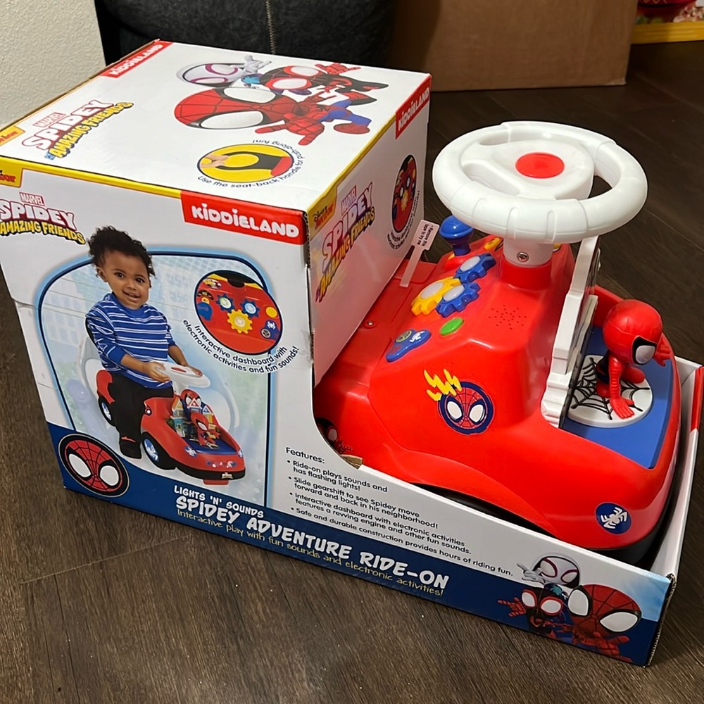 Spidey Adventure Ride-on